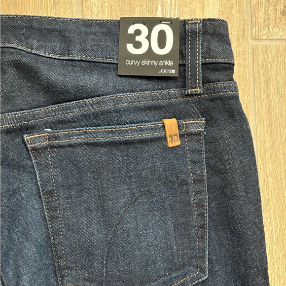 NWT Joe's Jeans Curvy Skinny Ankle Midnight Indigo Denim Sz 30 - Picture 5 of 6